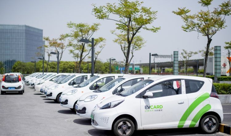 El tsunami del carsharing con coches eléctricos en China