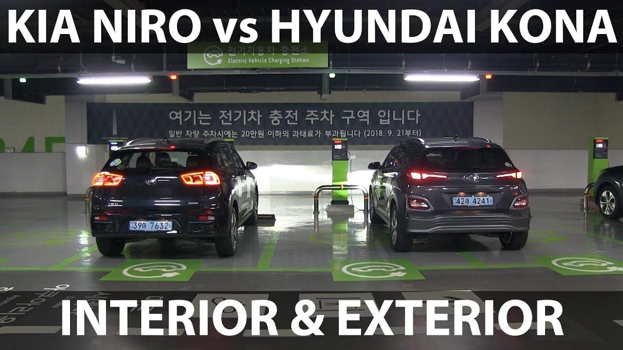 ¿Cuáles son las principales diferencias entre el Hyundai Kona Eléctrico y el KIA Niro EV?