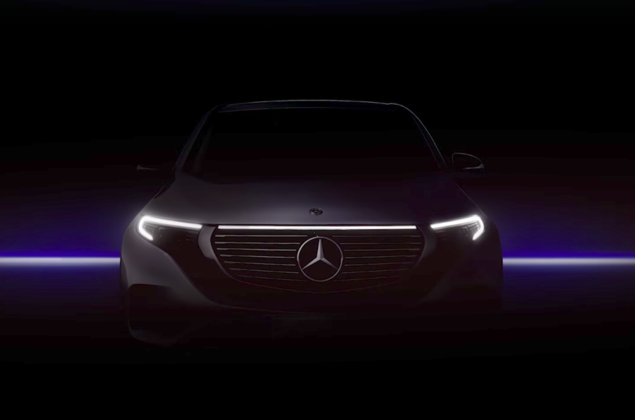 Nueva imagen del Mercedes EQC. El todocamino eléctrico nos muestra su frontal