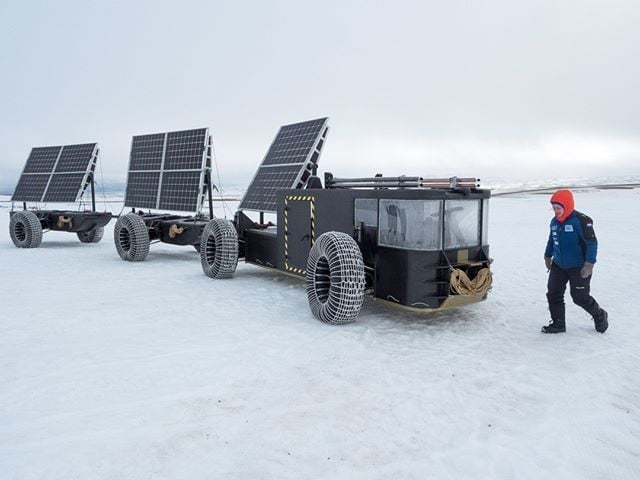 Solar Voyager. Un vehículo eléctrico y solar que en diciembre recorrerá el Polo Sur