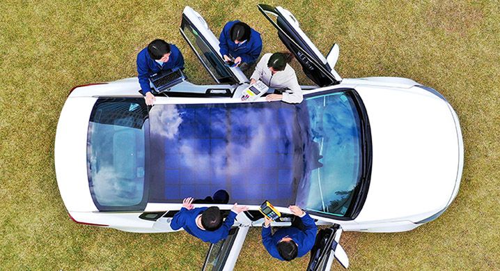 Hyundai presenta un panel solar para sus futuros coches eléctricos