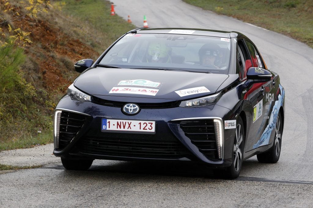 eRallye Monte Carlo 2018: el Toyota Mirai de hidrógeno se impone a los coches eléctricos a baterías