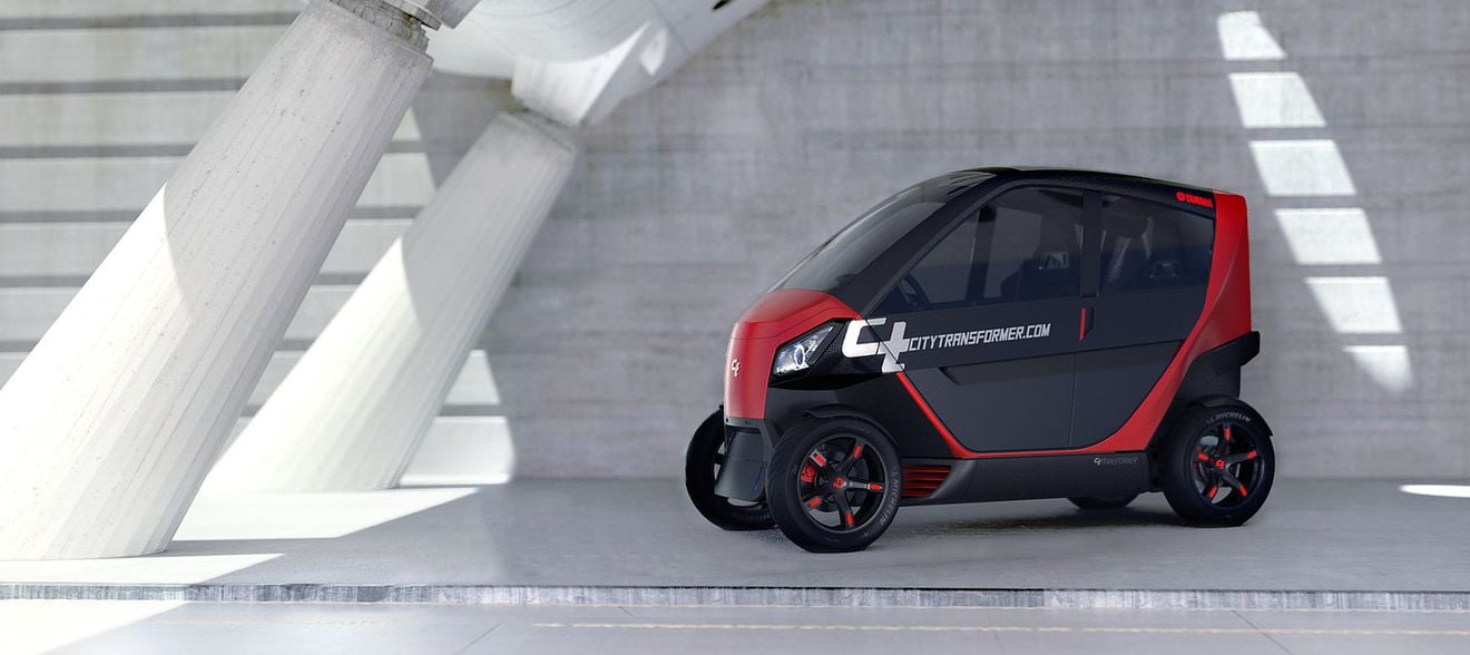 City Transformer, un coche similar al Renault Twizy con una plataforma modulable a voluntad