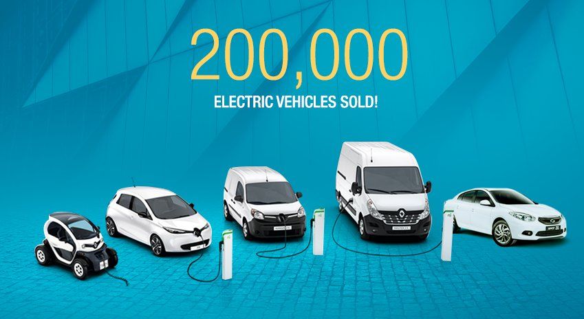 Renault ya ha vendido más de 200.000 coches eléctricos en todo el mundo