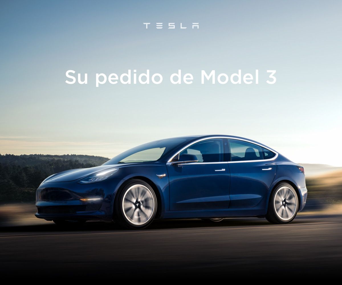 Los propietarios de una reserva del Tesla Model 3 en España empiezan a recibir el email para confirmar su compra