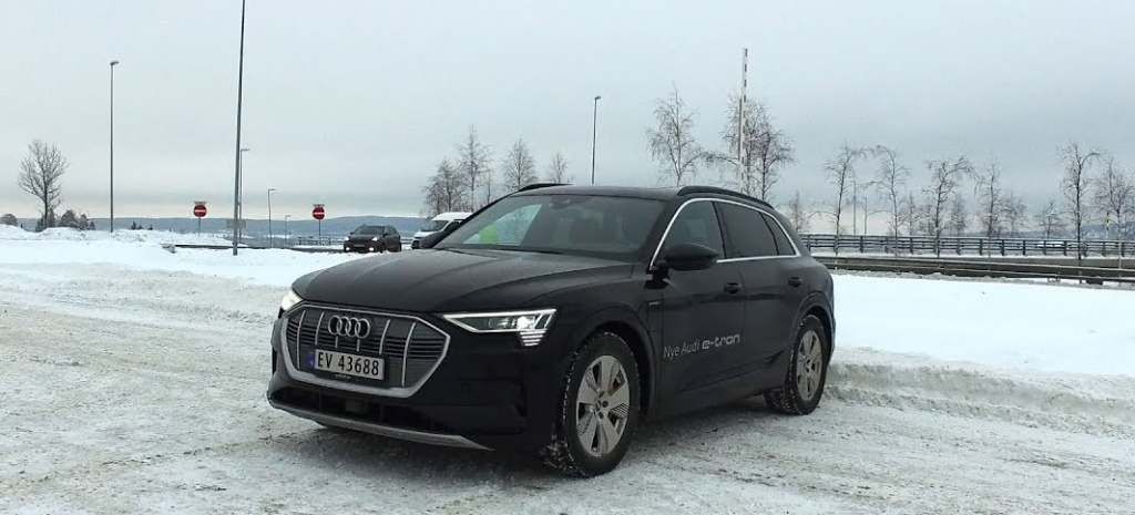 Prueba de autonomía del Audi etron: 330 kilómetros en el invierno de Noruega