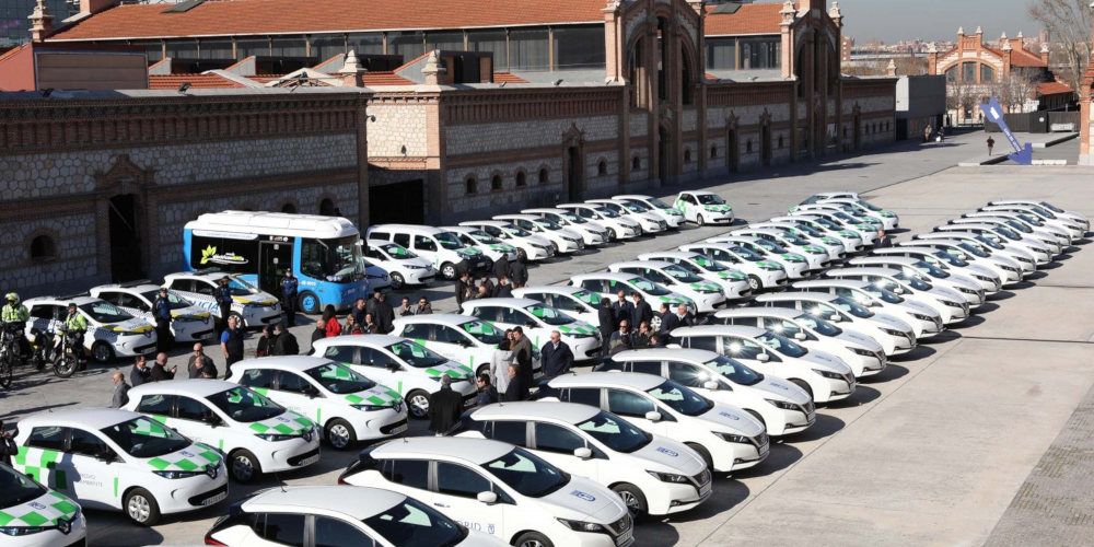 El Ayuntamiento de Madrid adquiere más de 130 coches eléctricos para diversas labores