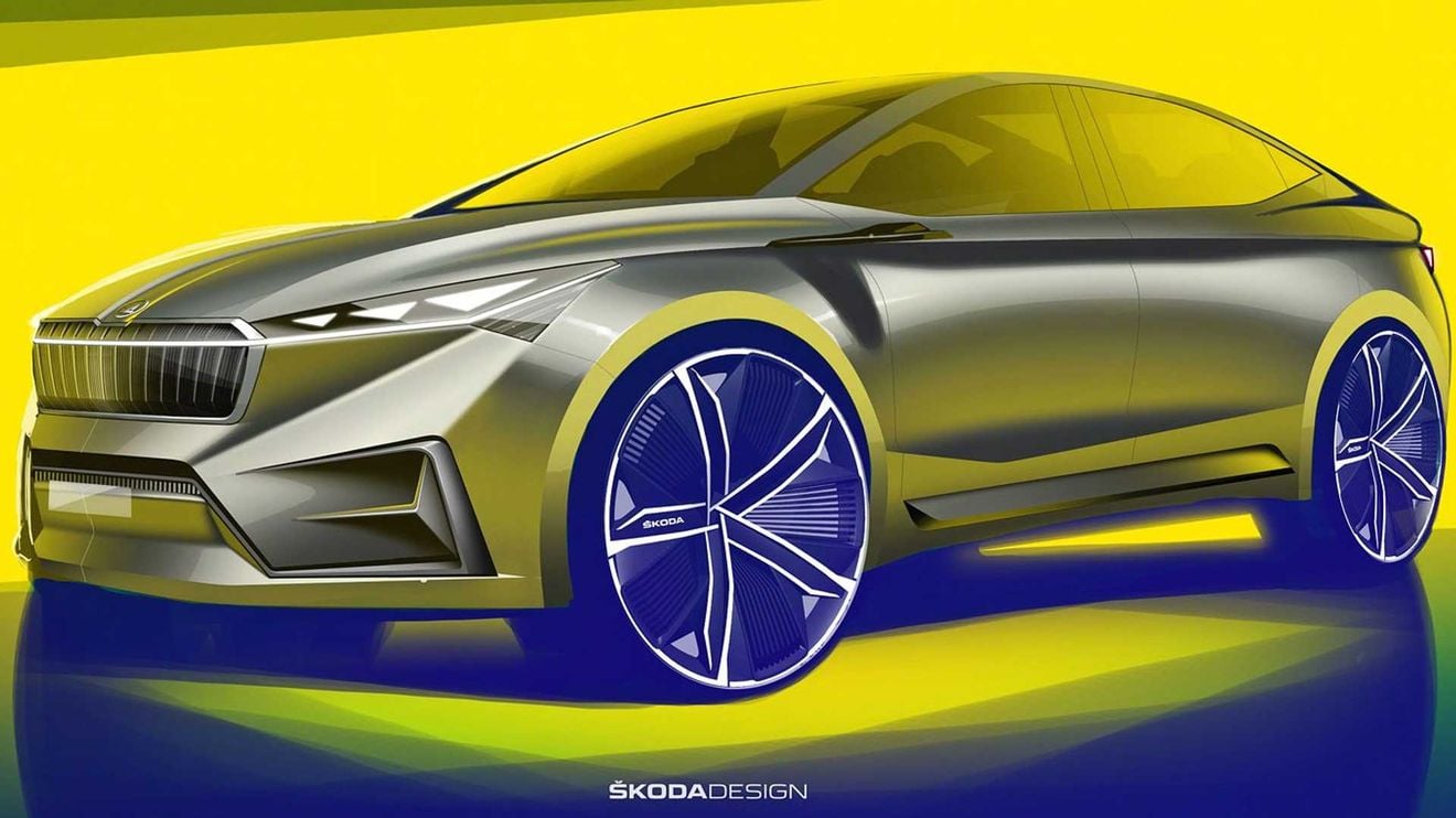 Skoda Vision iV Concept: un SUV eléctrico de líneas deportivas sobre la plataforma MEB de Volkswagen