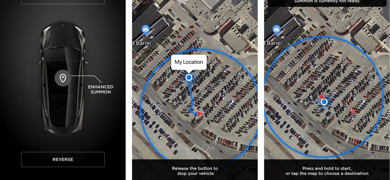 Tesla lanza la función "Summon Mejorado": ahora tu coche puede ir a recogerte dentro de un aparcamiento