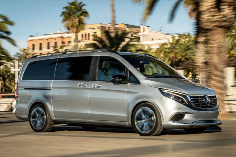 Primeras pruebas de la Mercedes-Benz EQV Concept, la furgoneta eléctrica de lujo con 400 kilómetros de autonomía