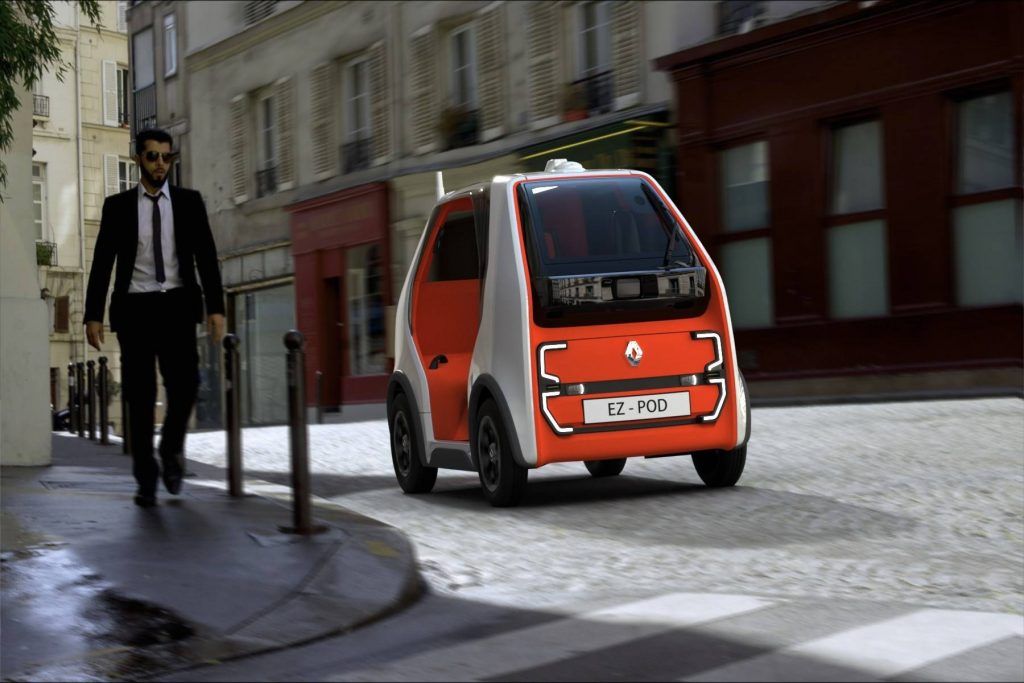 Renault presenta el EZ-POD, un coche eléctrico inspirado en el Twizy