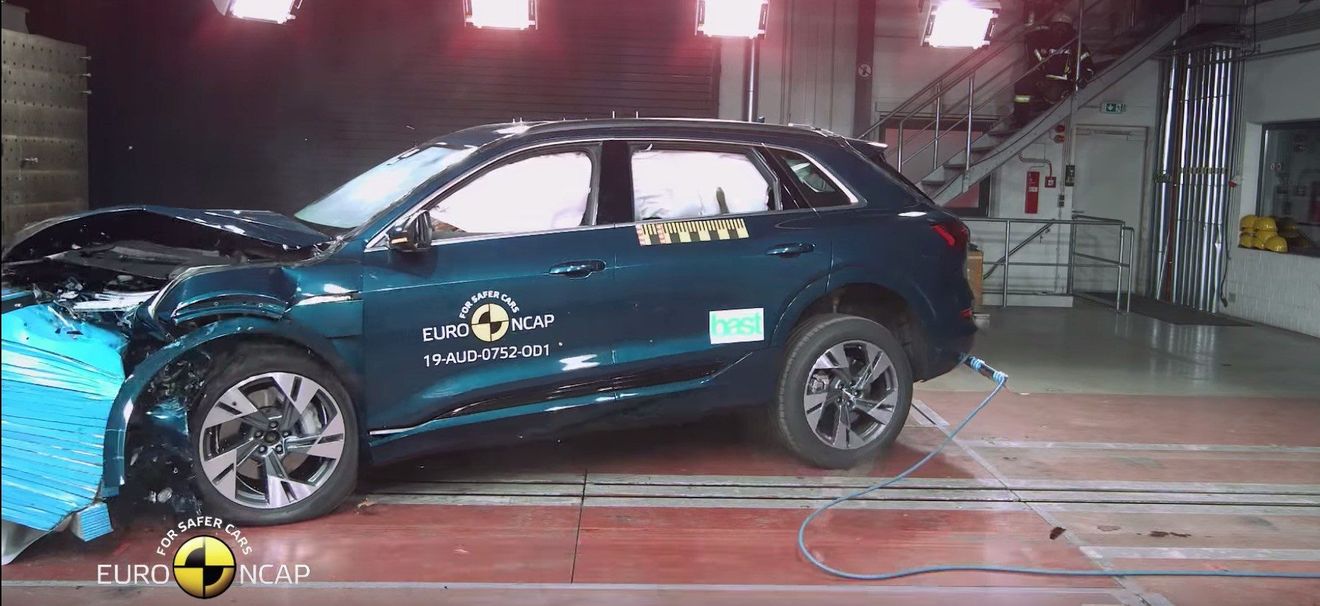 El Audi e-tron logra 5 estrellas en los crash-test de EuroNCAP