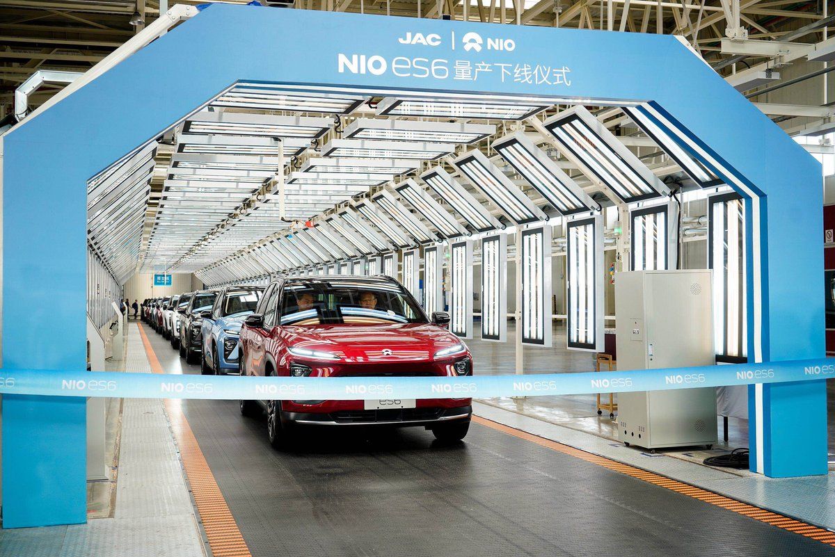 NIO comienza la producción del ES6, su modelo más barato, pero aplaza su berlina por el mal inicio de año