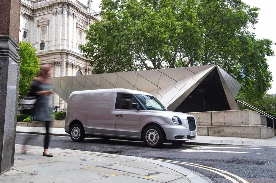 LEVC presenta un vehículo comercial con extensor de autonomía basado en el taxi londinense