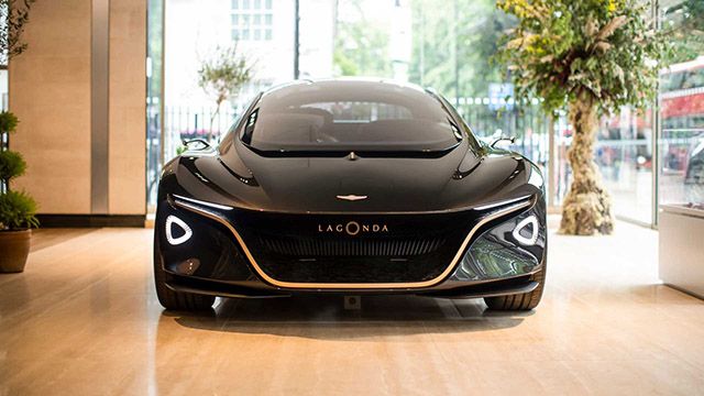 El Aston Martin Lagonda eléctrico se muestra públicamente en Londres