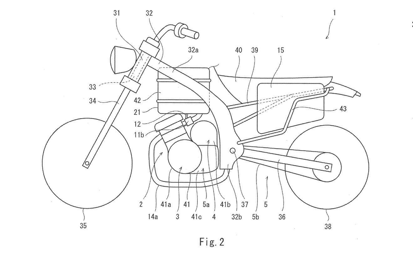 Kawasaki está trabajando en una moto híbrida según una de sus últimas patentes