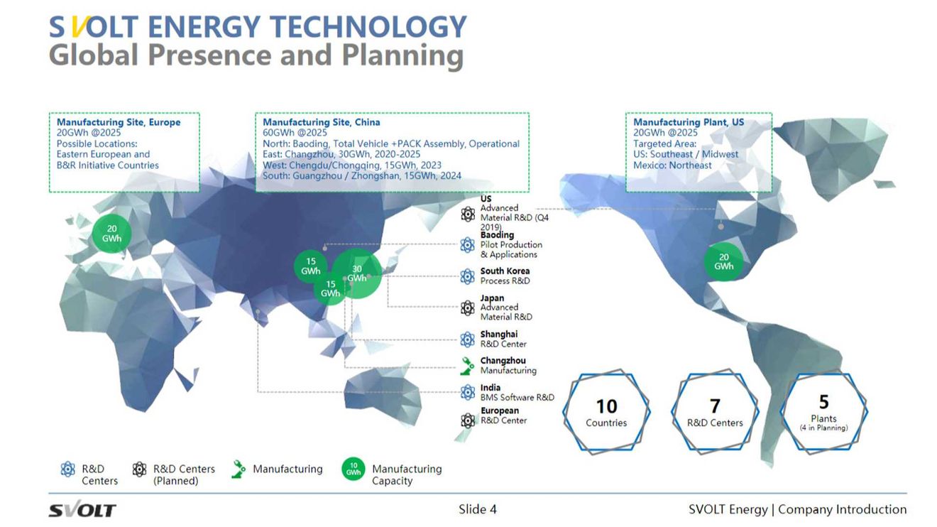 La empresa china SVOLT Energy Technology quiere construir una gigafábrica de baterías (20 GWh) en Europa