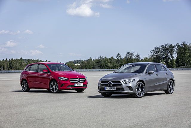 Mercedes presenta los Clase A y Clase B enchufables con hasta 69 km de autonomía eléctrica