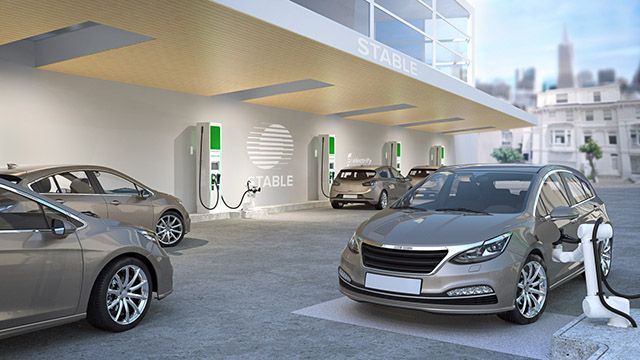 Electrify America construirá estaciones de carga robotizadas para coches eléctricos y autónomos