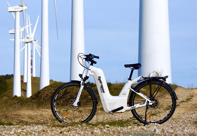 La Alpha2.0 es una bicicleta eléctrica de pila de combustible con una autonomía de 150 km