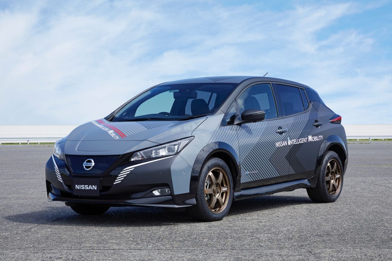 Nissan presenta un LEAF con sistema de tracción integral, 309 CV de potencia...y que no estará a la venta