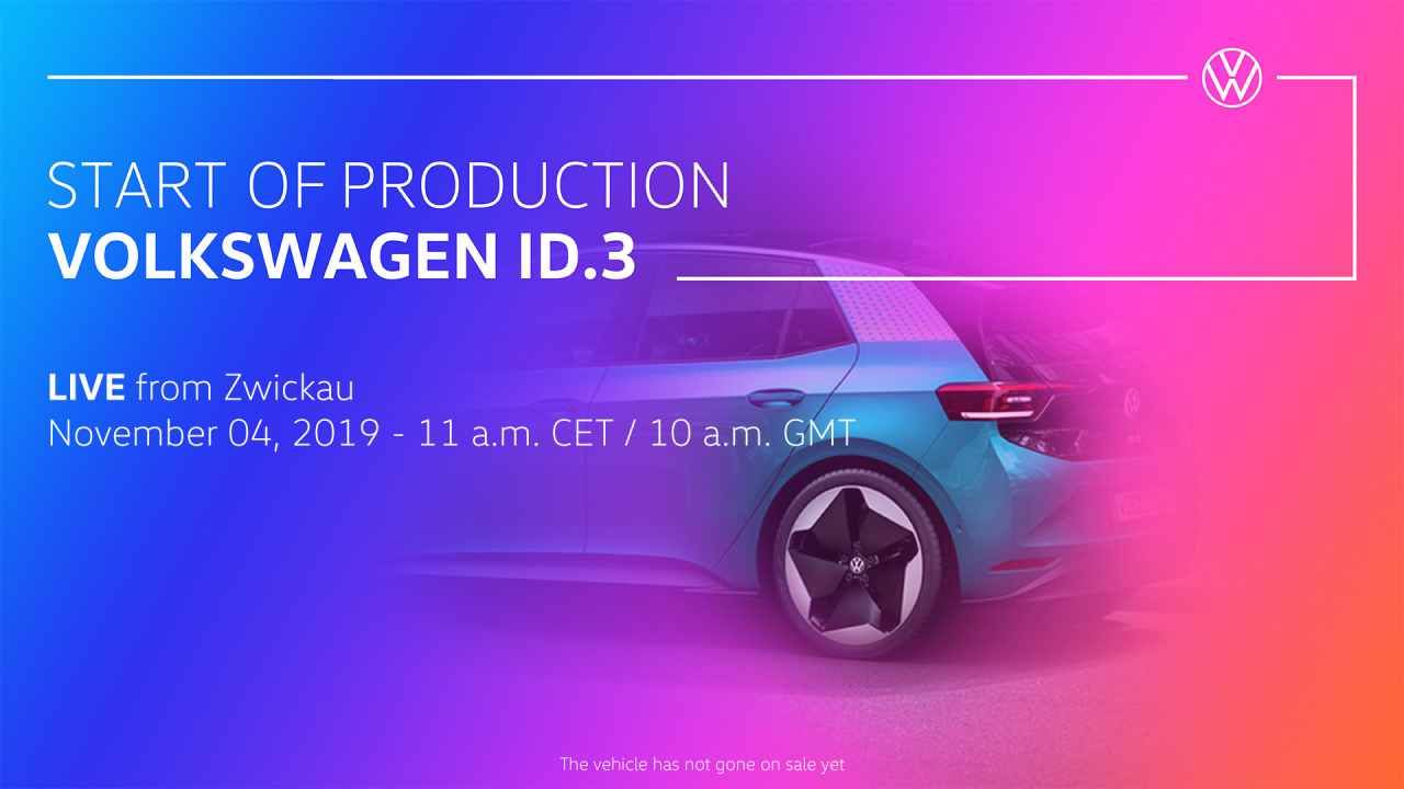 Volkswagen arrancará la producción del ID.3 este próximo lunes