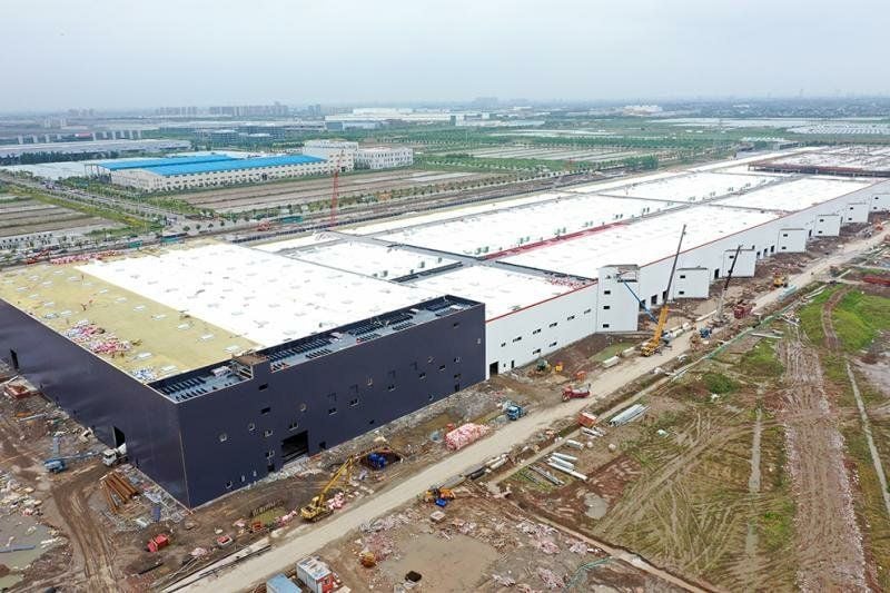 Más información y nuevas fotos de la Gigafábrica de Tesla en China que producirá 150.000 unidades del Model 3 en 2020