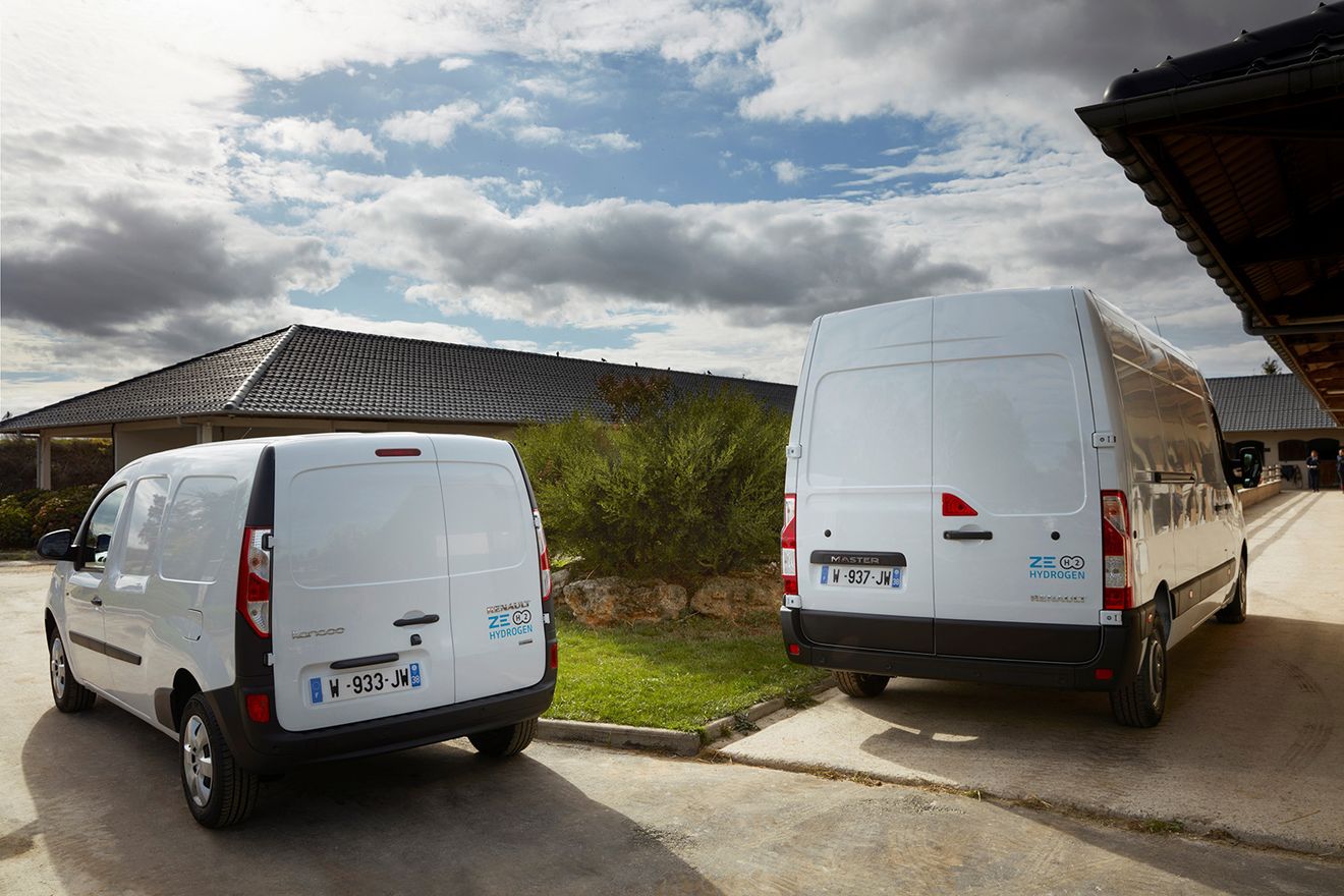 Renault actualmente ya cuenta con vehículos comerciales ligeros dotados de pila de combustible de hidrógeno