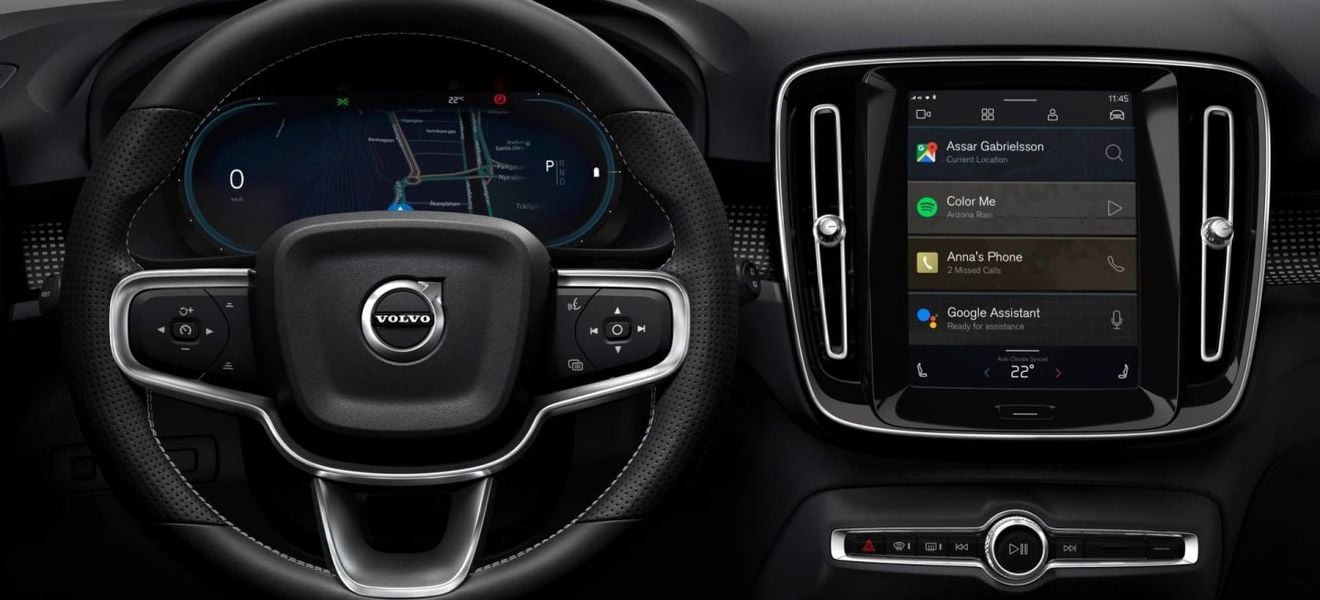 El Volvo XC40 eléctrico utilizará el sistema operativo Android ya visto en el Polestar 2