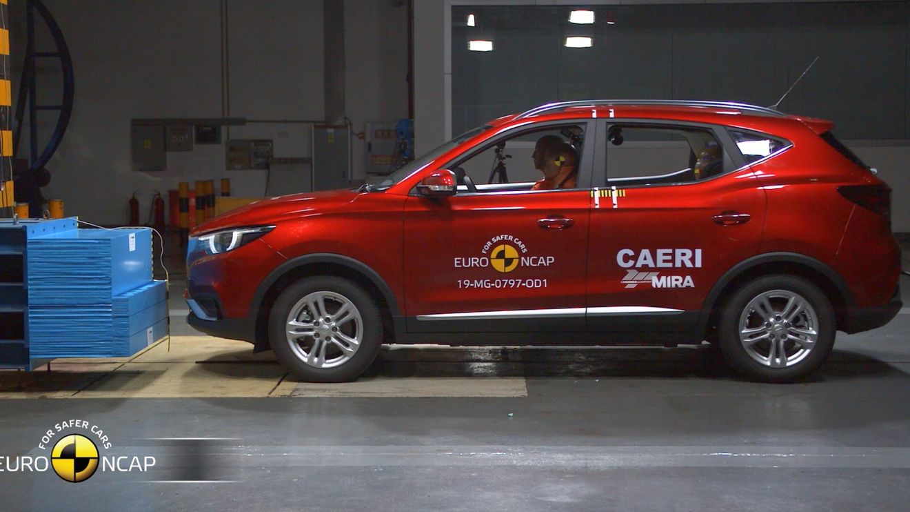 EuroNCAP prueba cinco coches eléctricos… y solo el MG ZS EV logra 5 estrellas