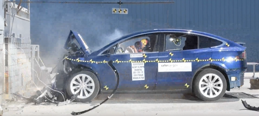 euroNCAP publica los resultados de las pruebas de choque del Tesla Model X y el Porsche Taycan