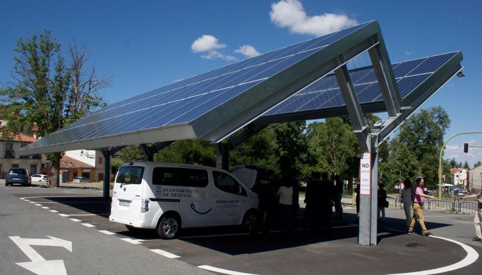 La electrolinera de la Granja de San Ildefonso, Segovia, será desmantelada después de apenas entrar en funcionamiento