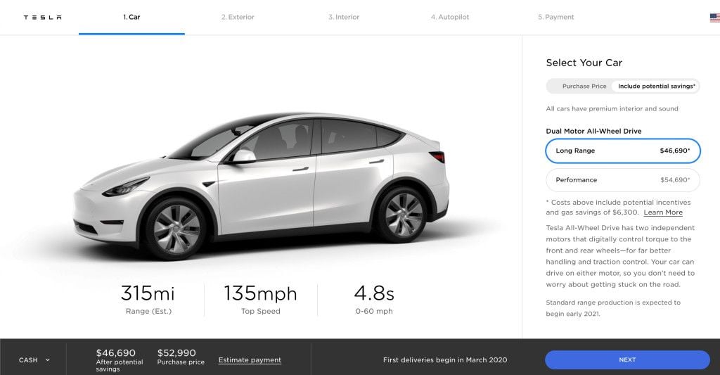 Oficial: el Tesla Model Y aumenta su autonomía a 507 kilómetros (EPA). Primeras entregas en marzo