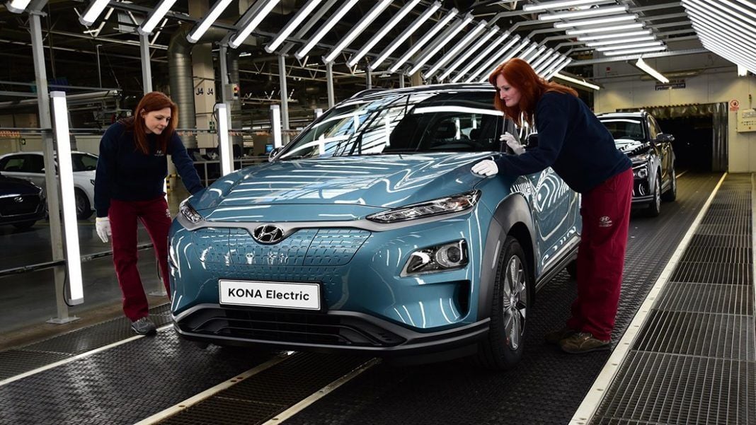 Hyundai confirma el inicio de la producción del Kona eléctrico en Europa