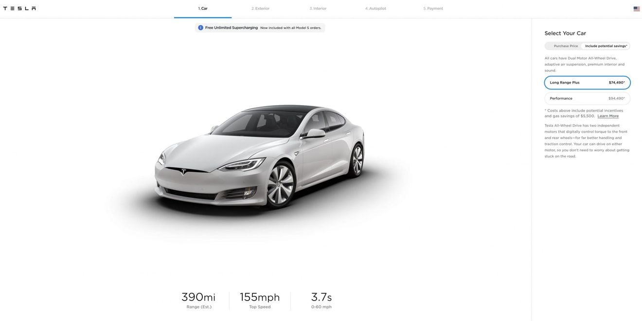 Tesla presenta los Model S y Model X «Long Range Plus» con 628 y 565 kilómetros de autonomía