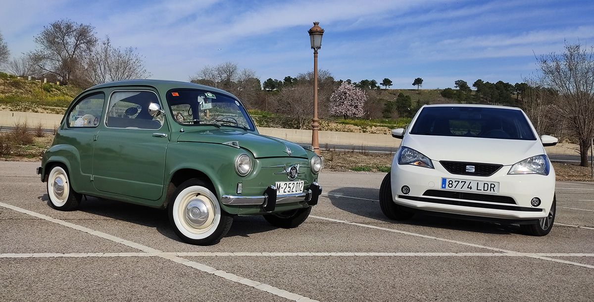 SEAT 600 vs SEAT Mii electric: evolución de la movilidad asequible en España