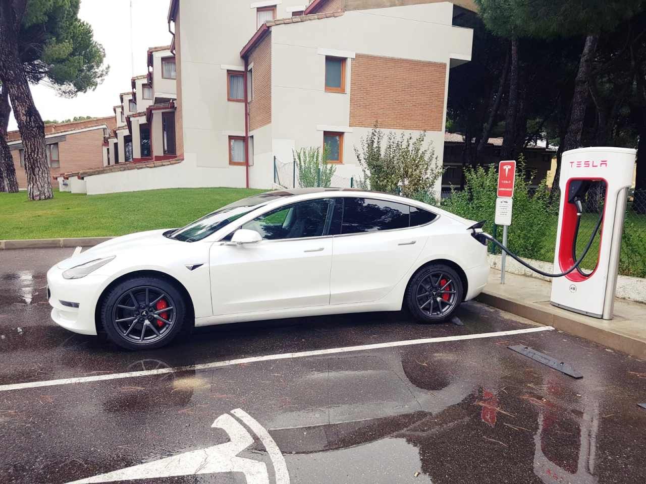 Red de cargadores tesla en China