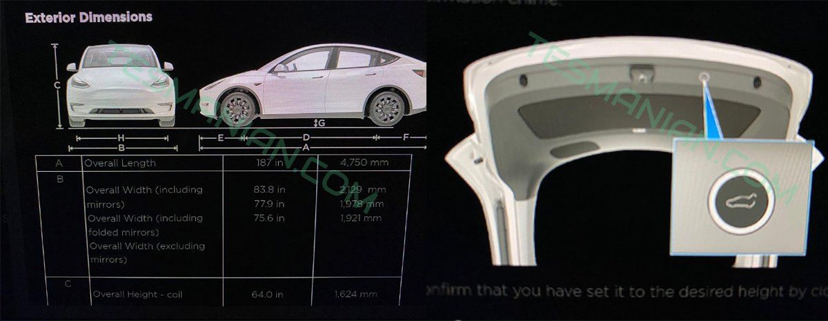 Se filtran las dimensiones, el peso y el modo off-road del Tesla Model Y