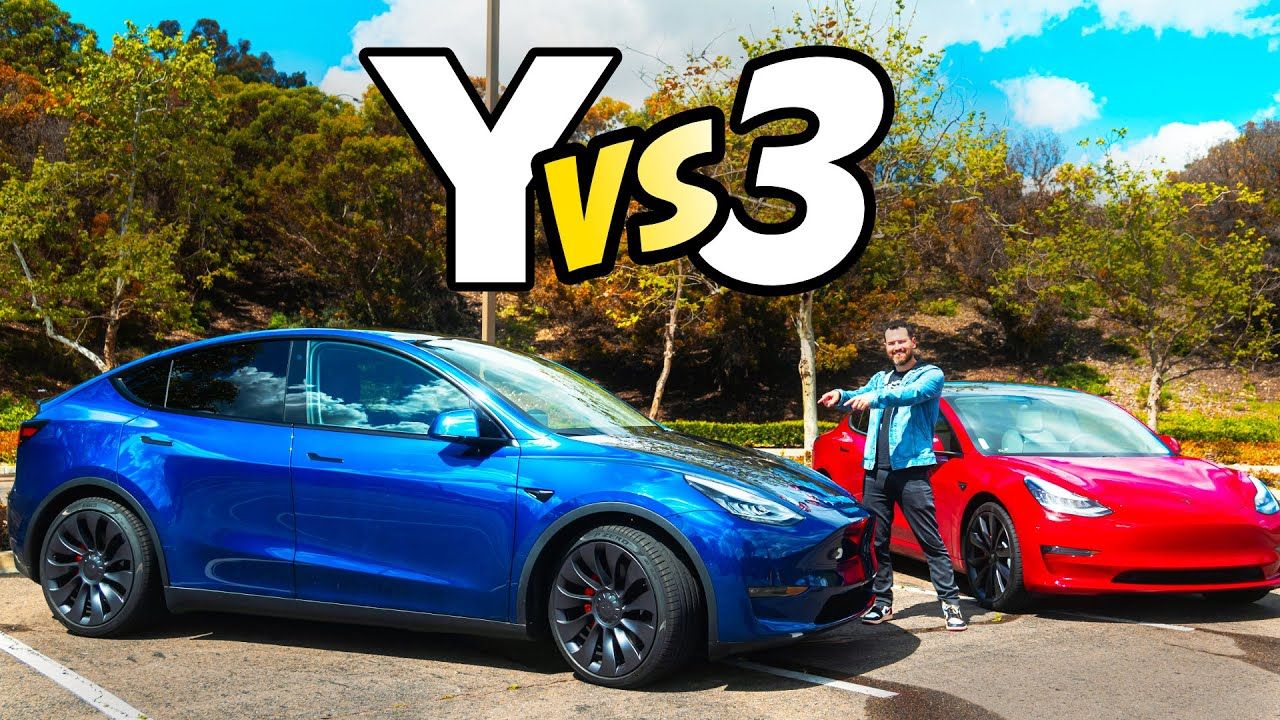 Primeras comparativas entre los Tesla Model 3 y Model Y