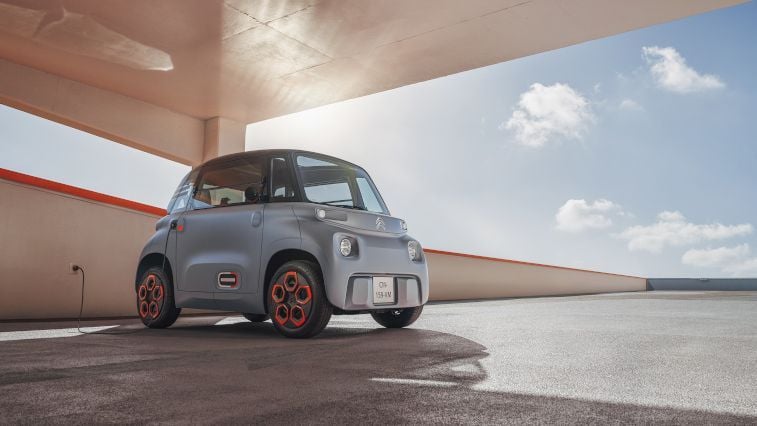 El Citroën AMI, un coche eléctrico de bajo coste, gana el Premio disruptivo 2020 de Top Gear