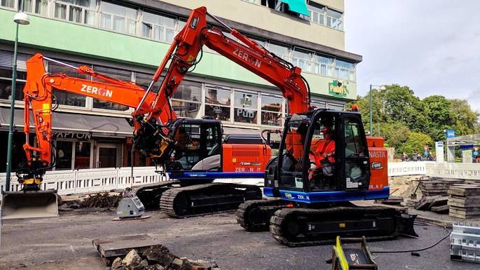 Suncar ZE85. La primera excavadora 100% eléctrica dotada de sistema de carga rápida CCS Combo