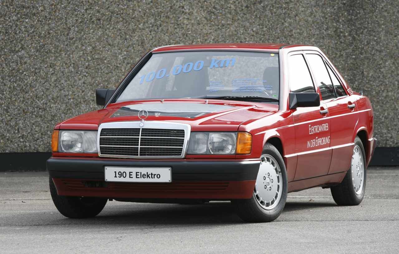 Un poco de historia: Mercedes-Benz 190 eléctrico de 1990