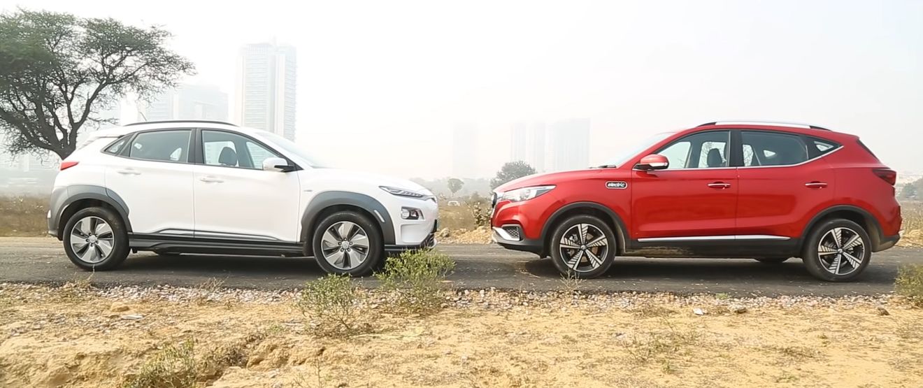 El MG ZS EV se enfrenta al Hyundai Kona Eléctrico