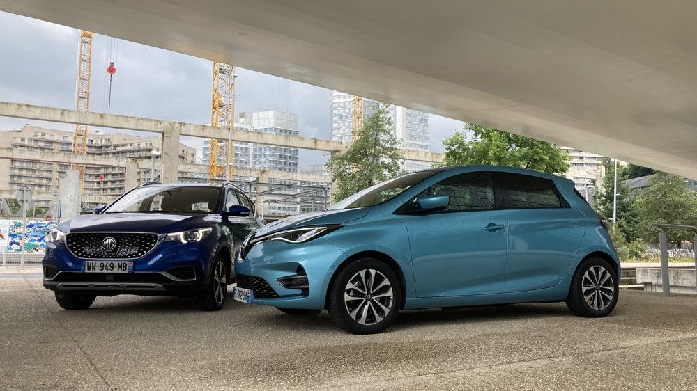 MG ZS EV vs Renault ZOE: primeras pruebas comparativas en Francia