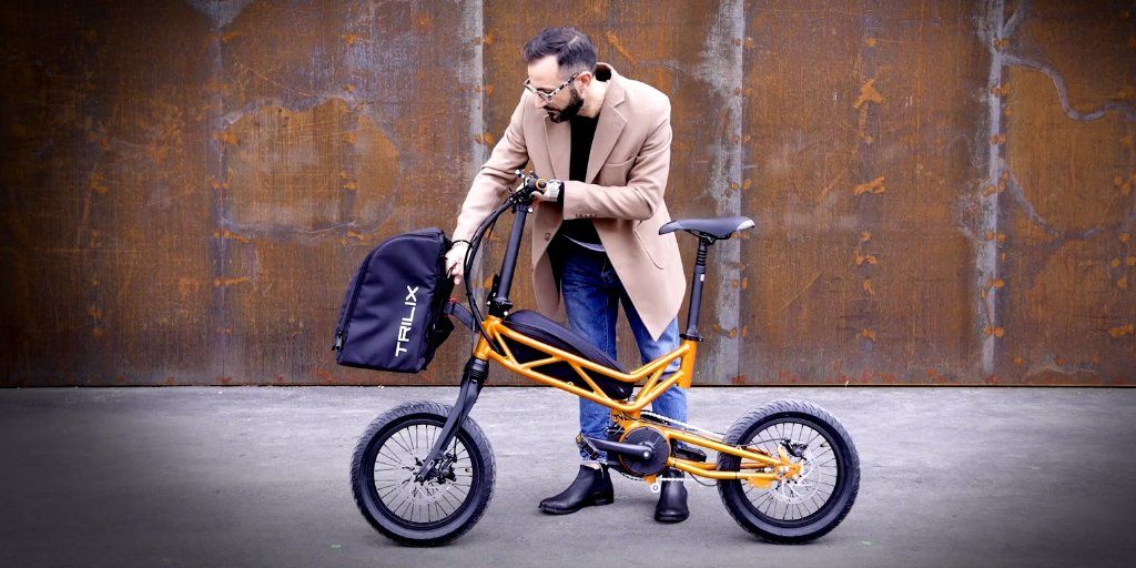 Llega a España Trilix. Una bicicleta eléctrica plegable con hasta 120 km de autonomía