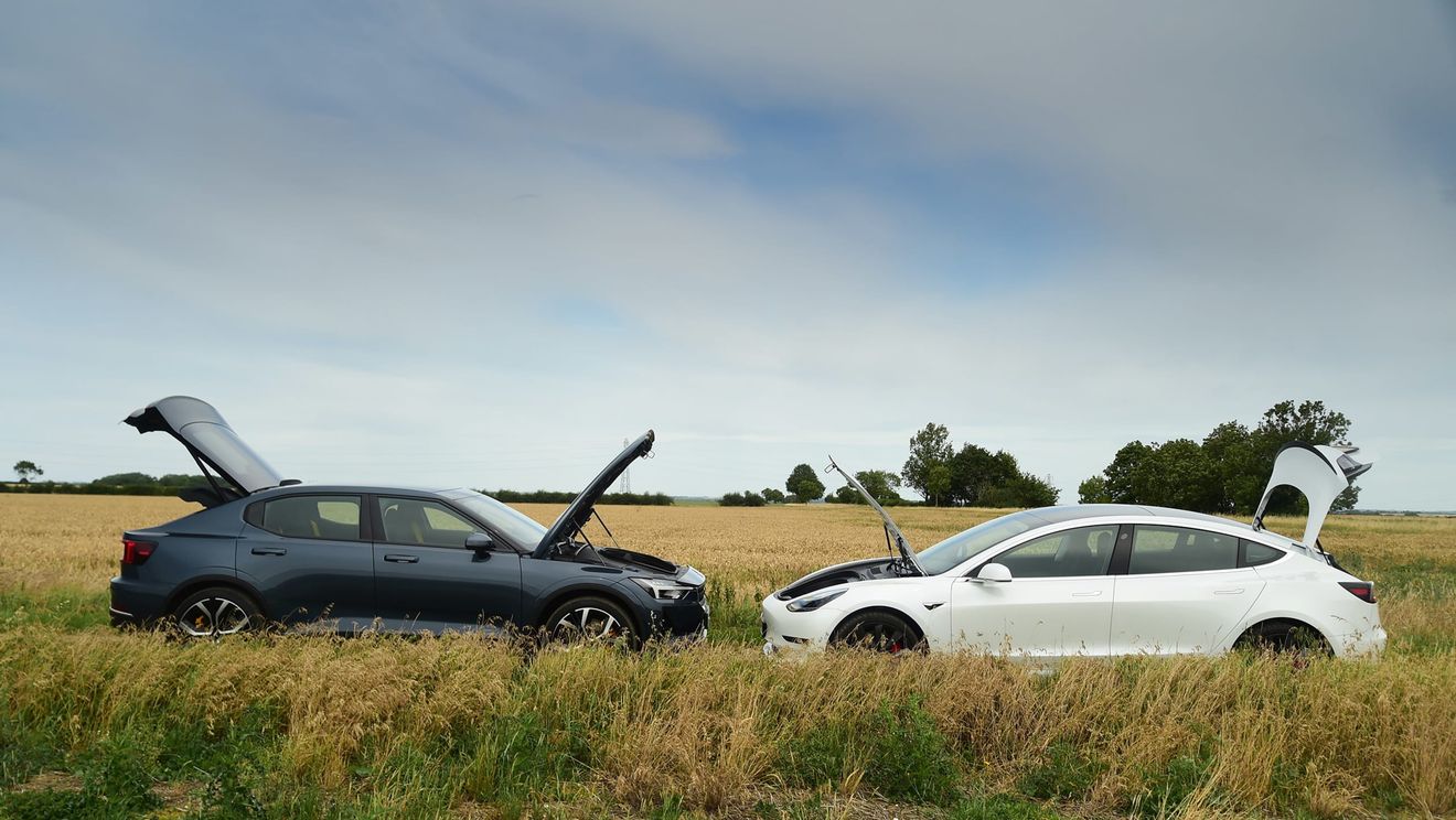 Comparativa Polestar 2 contra Tesla Model 3 Performance