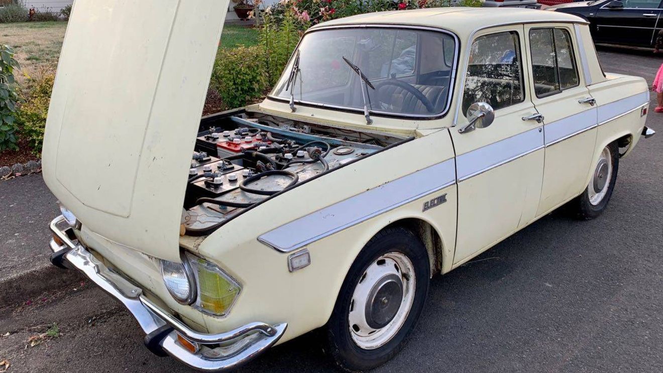 Sale a la venta un rarísimo Mars II de 1968, un coche eléctrico derivado del Renault 10