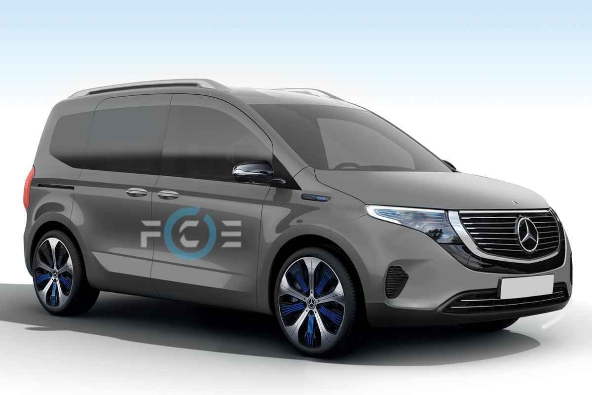 Así será la Mercedes-Benz EQT: una pequeña furgoneta eléctrica de lujo