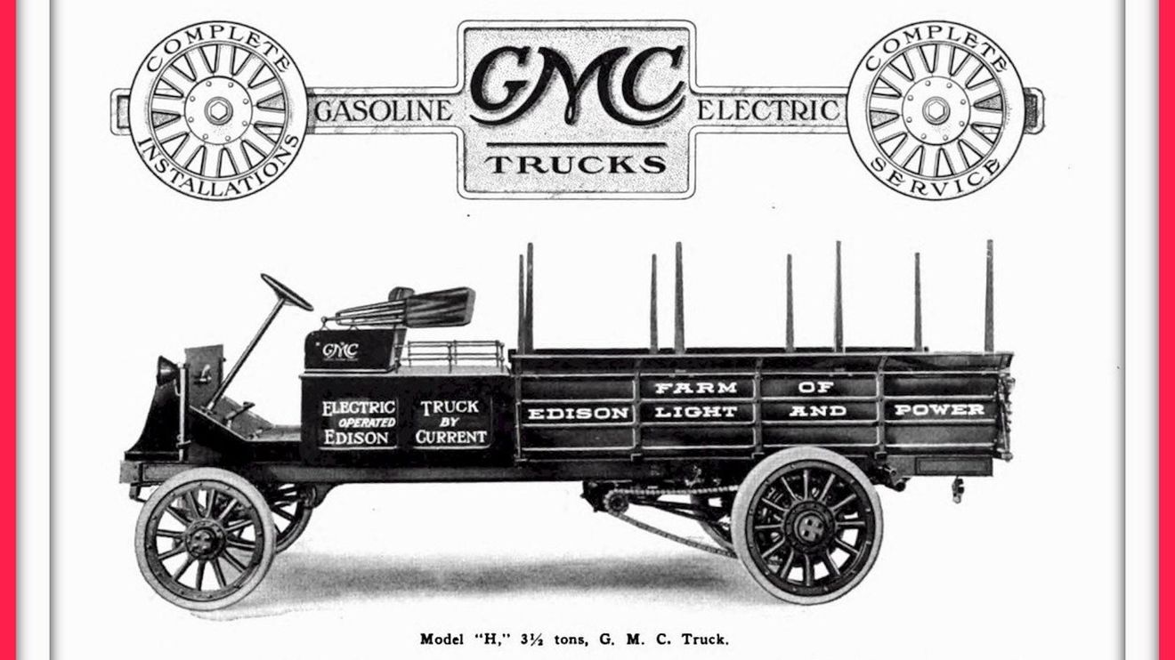 Un poco de historia. La GMC Hummer EV no es la primera pick-up eléctrica de General Motors: conoce la GMC Model 3 de 1913