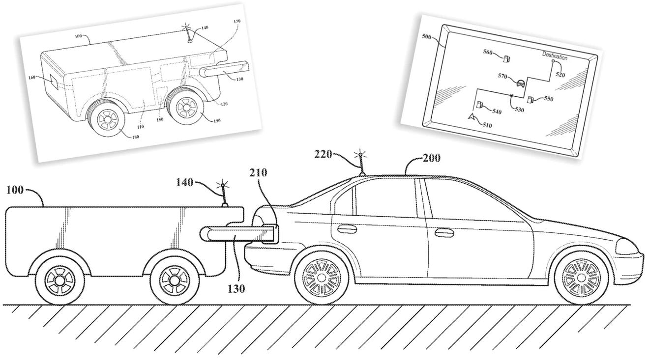 Toyota patenta un dron cisterna autónomo para el reabastecimiento del coche eléctrico o gasolina